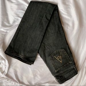 Light Black / Grey 7 for All Mankind Boot Cut Jean